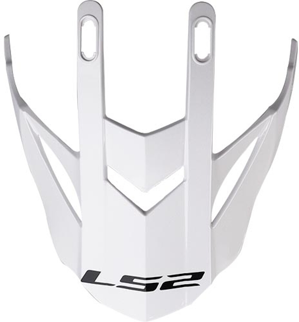 LS2 MX436 Pioneer Helmet Peak, white, white, Size One Size