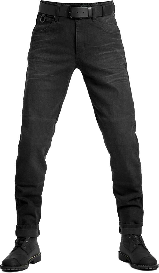 Image of Pando Moto Boss Dyn 01 Jeans da moto, nero-grigio, dimensione 28 34