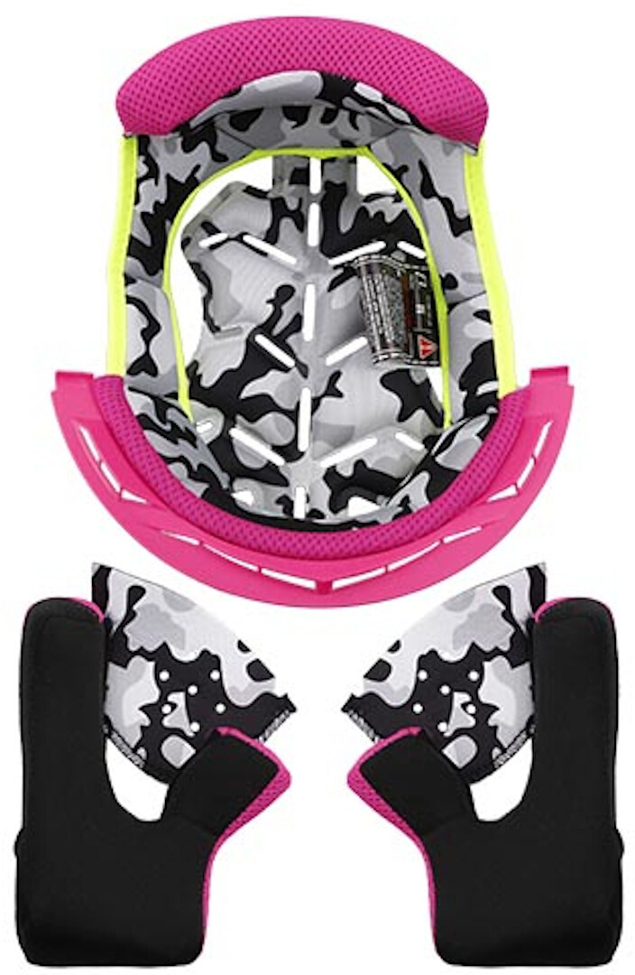 LS2 MX437 Fast Evo Inner Lining & Cheek Pads, pink, Size S, pink, Size S