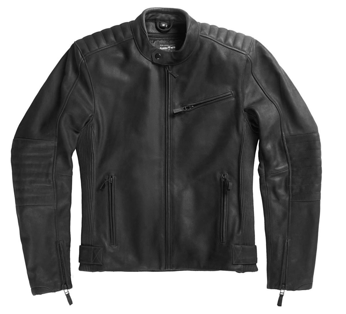 Pando Moto Tatami LT 1 Motorfiets lederen jas, zwart, afmeting 3XL
