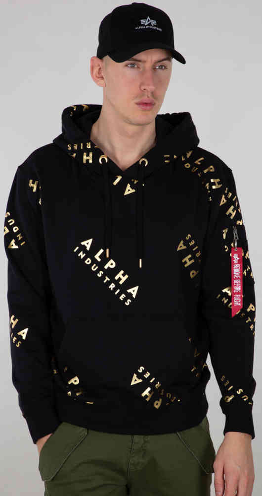 Alpha industries hoodie gold hot sale
