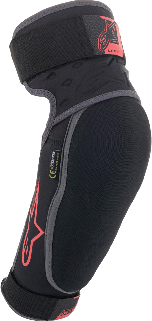 Alpinestars Vector Elbow Protectors, black-red, Size S M for Men-image-1472297203