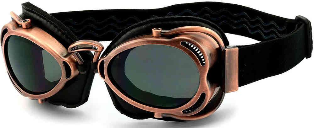 Leather sale motorcycle goggles