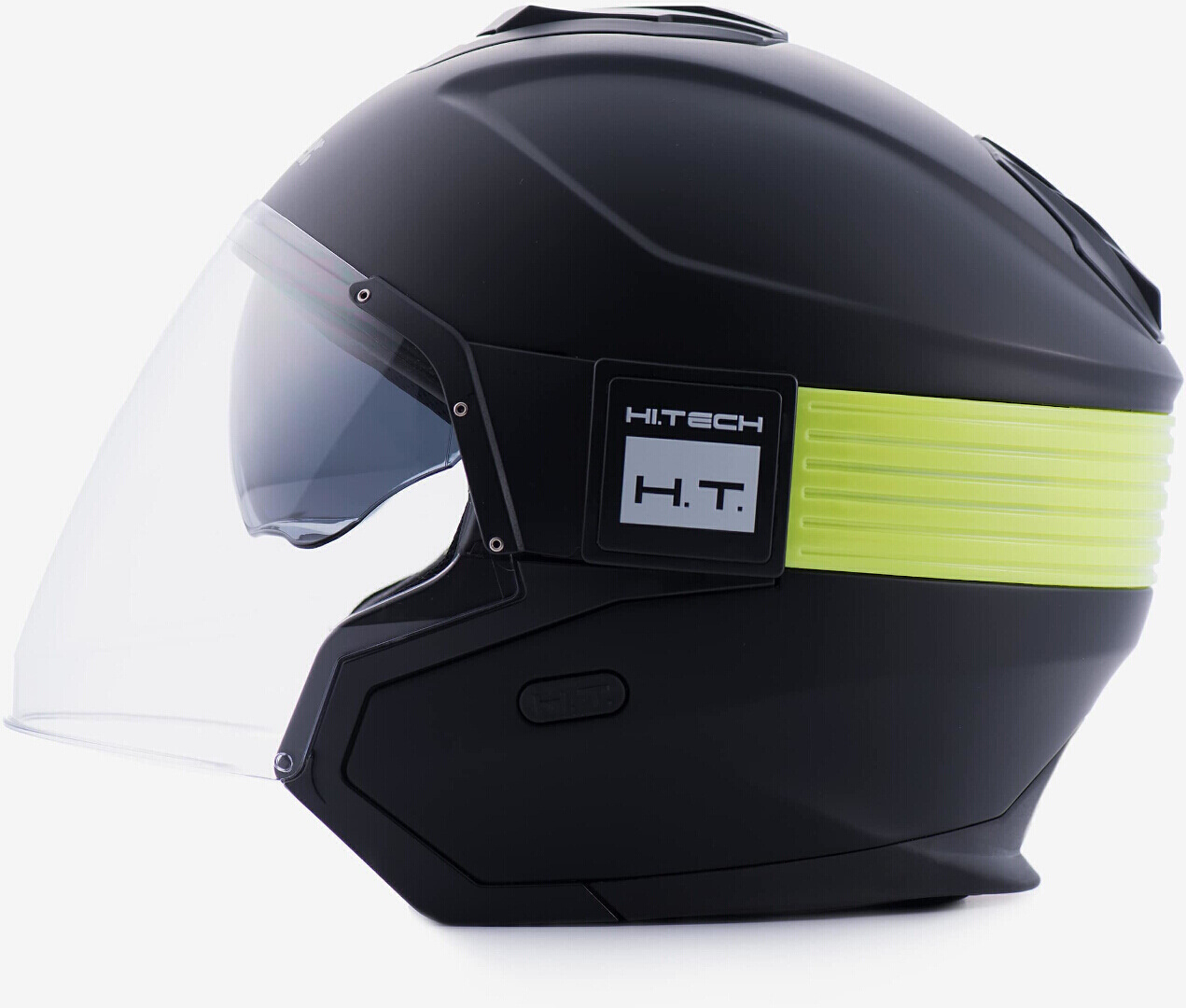 Blauer Hacker BTR Jet Helm, zwart-geel, afmeting L
