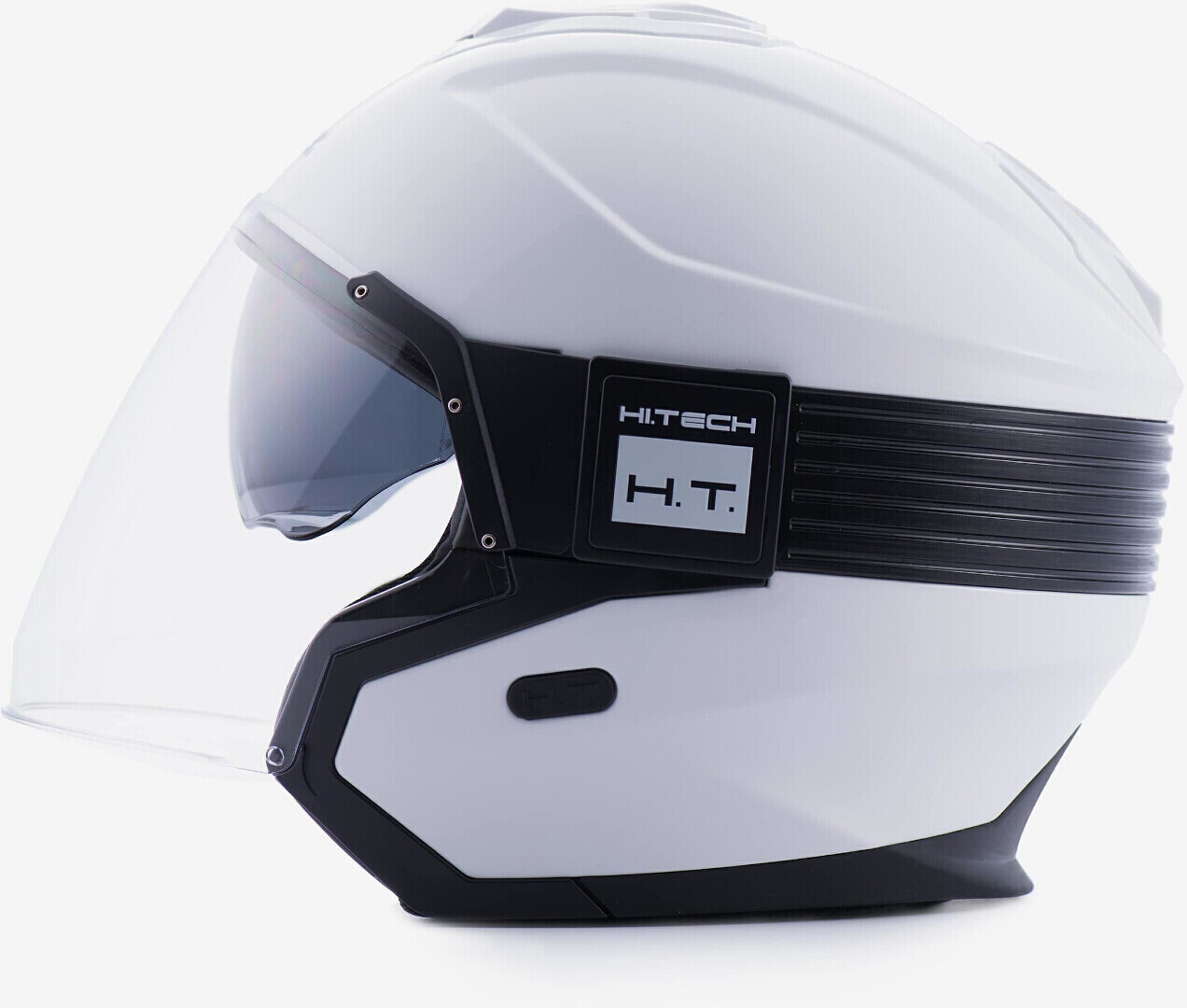 Blauer Hacker BTR Jet Helm, zwart-wit, afmeting XS