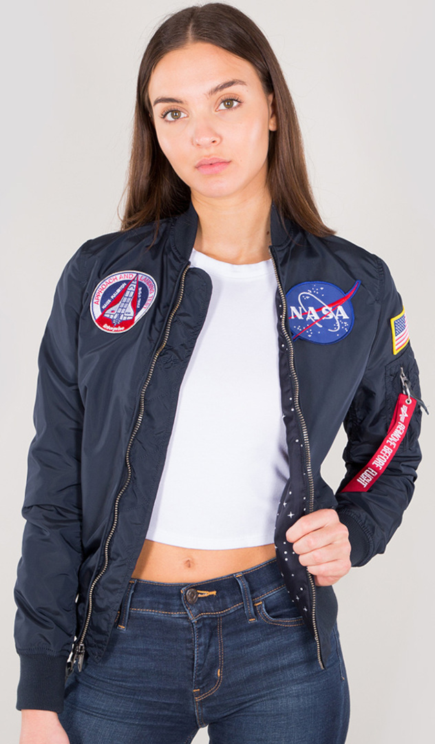 Alpha Industries MA 1 TT NASA Reversible Chaqueta de dama mejores precios FC Moto