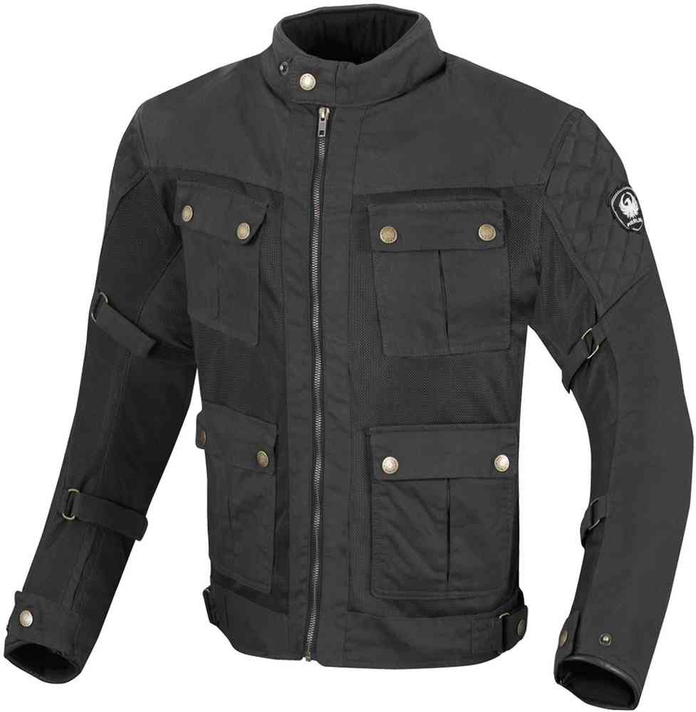 Merlin Chigwell Utility Chaqueta encerada en motocicleta