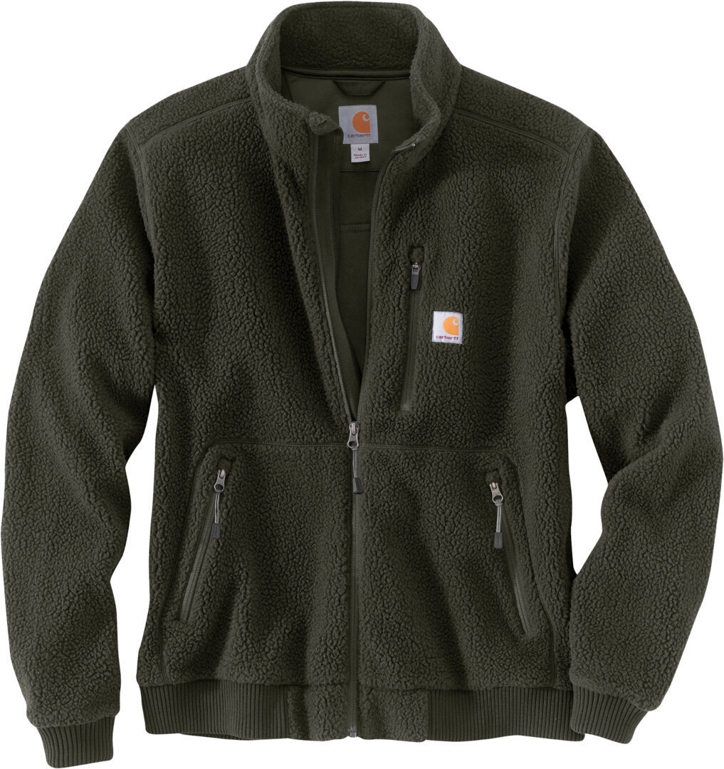 Image of Carhartt Relaxed Fit Giacca in pile, verde, dimensione L