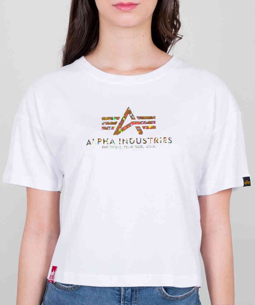 Alpha Industries Basic COS Holo Print T-shirt da donna