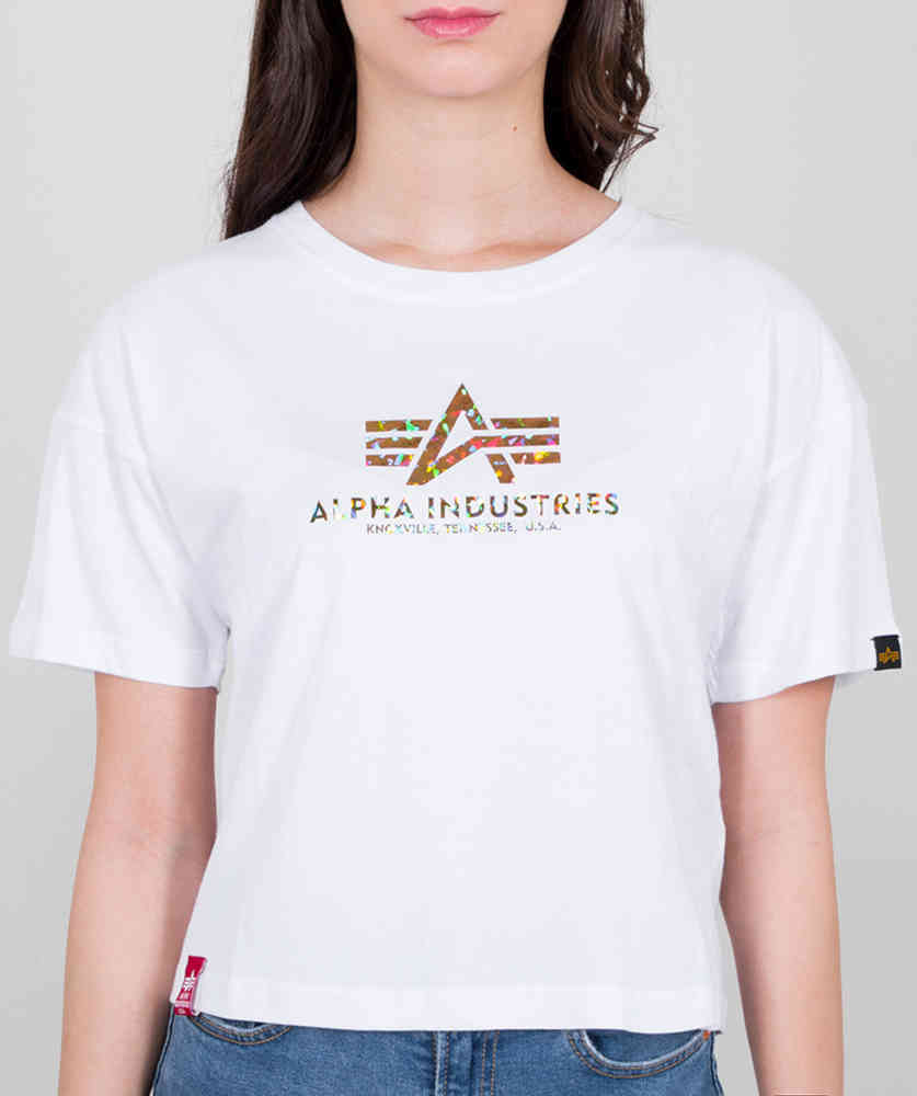 Alpha Industries Basic COS Holo Print Дамы футболка