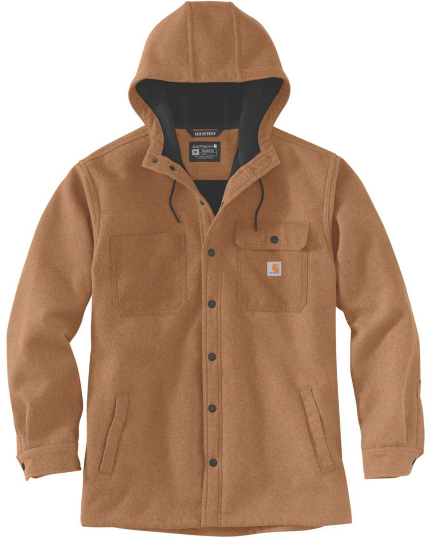 Carhartt Wind and Rain Bonded Jacket, brown, Size S, S Brown unisex