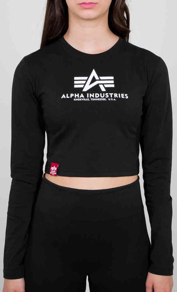 Alpha Industries Basic Cropped Camisa de Manga Comprida Senhoras