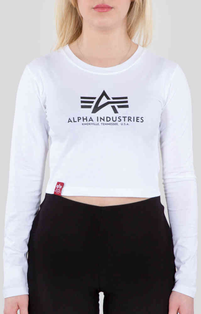 Alpha Industries Basic Cropped Дамы Длинный рукав рубашка