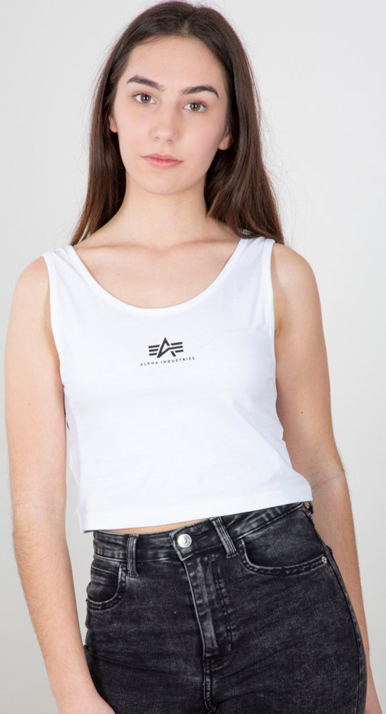 Alpha Industries Basic Crop SL Дамы Танк Топ