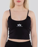 Alpha Industries Basic Crop SL Dames Top