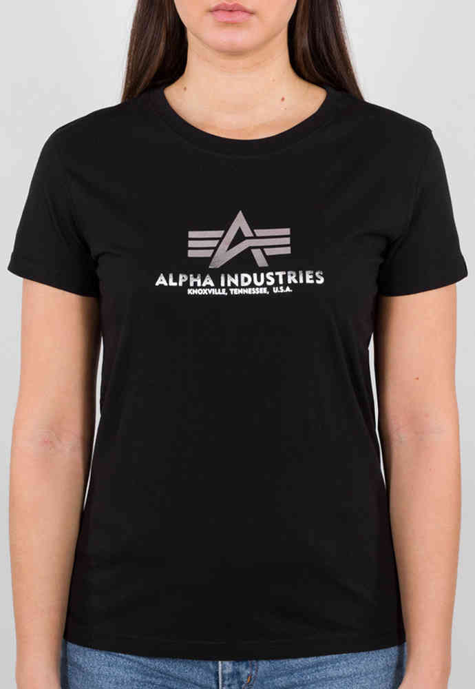 Alpha Industries New Basic Foil Print T-shirt da donna