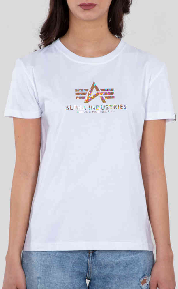 Alpha Industries New Basic Holo Print Дамы футболка