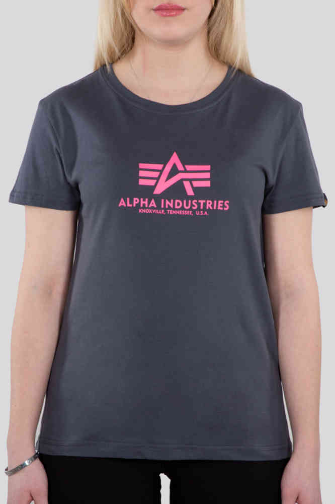 Alpha Industries New Basic Neon Print Дамы футболка