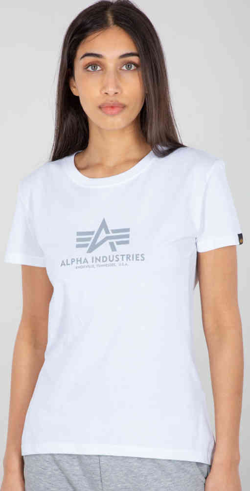 Alpha Industries New Basic Reflective Print T-shirt da donna