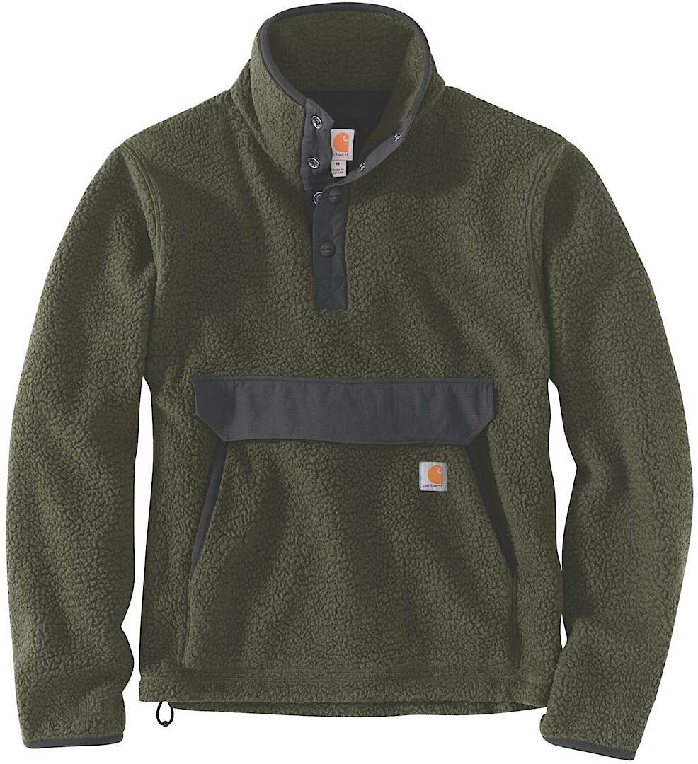 Carhartt Relaxed Fit Fleece Pullover, green, Size M, green, Size M