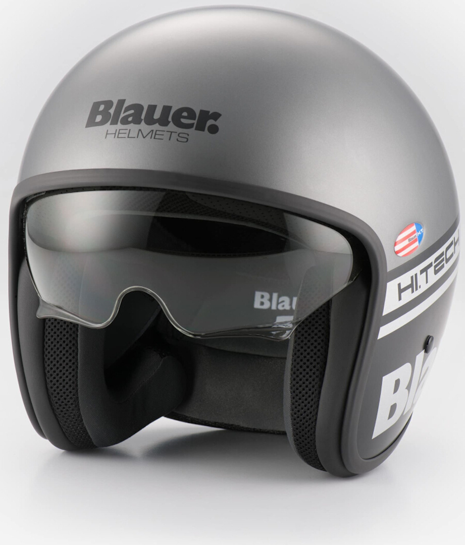 Blauer Pilot 1.100 Jet Helmet, grey, Size XS, grey, Size XS
