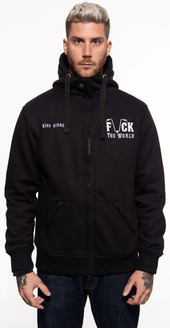 King Kerosin Fuck Everyone Veste textile moto