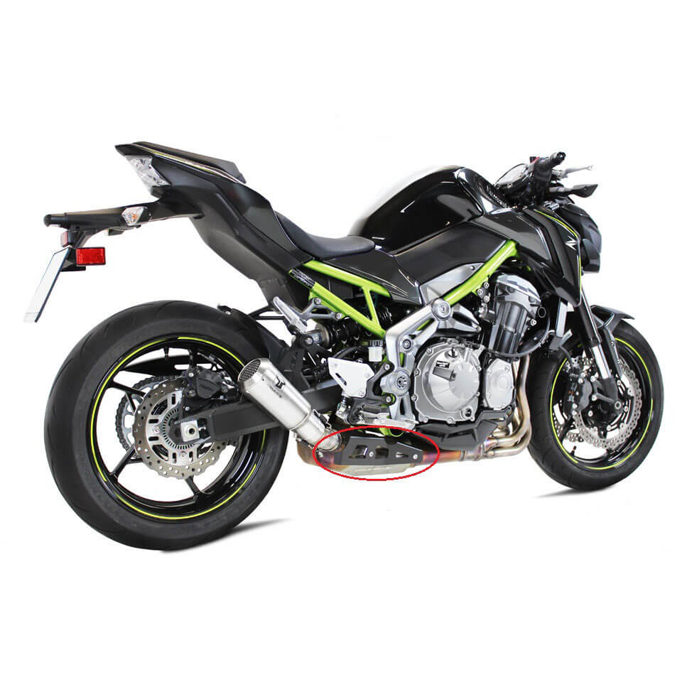 IXRACE Main stand stop Suzuki 1250 Bandit, med gummi buffer til montering på støddæmperen, sølv