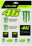 VR46 Cross 46 Monster Energy Aufkleber Set