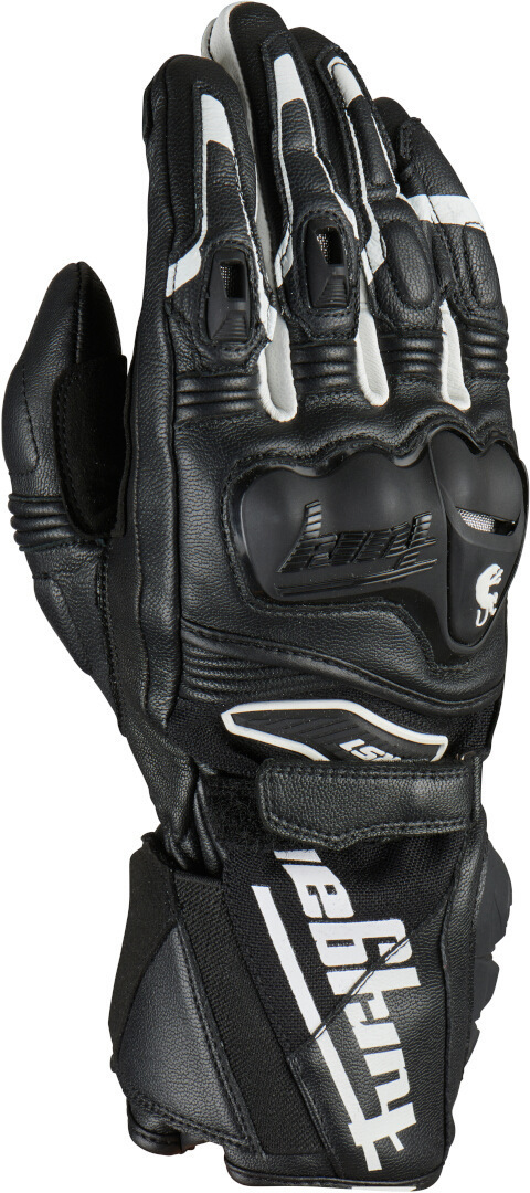 Furygan F-RS1 Motorcycle Gloves, black-white, Size M, black-white, Size M