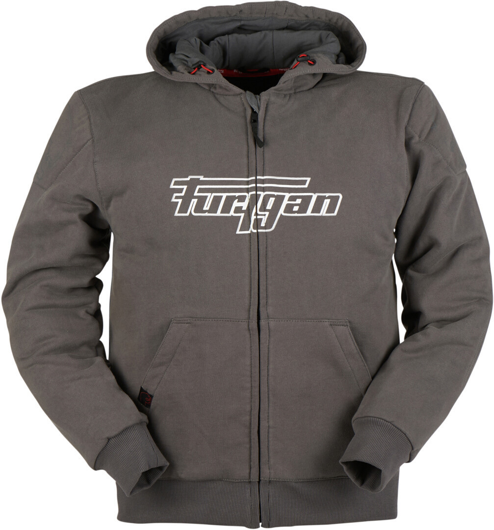 Furygan Luxio Evo Motorcycle Zip Hoodie, grey, Size 4XL, grey, Size 4XL