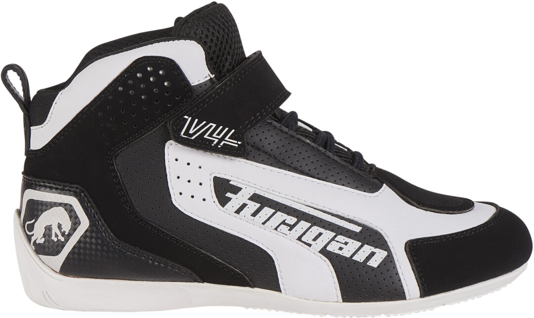 Furygan V4 Vented Motorcycle Shoes, black-white, Size 39, black-white, Size 39