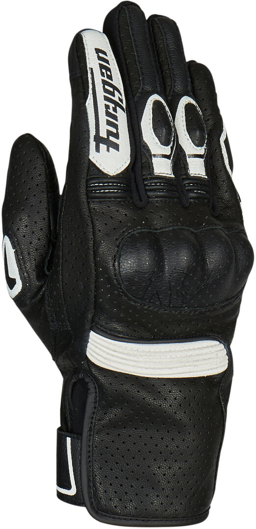 Furygan TD Roadster Motorcycle Gloves, black-white, Size M, black-white, Size M