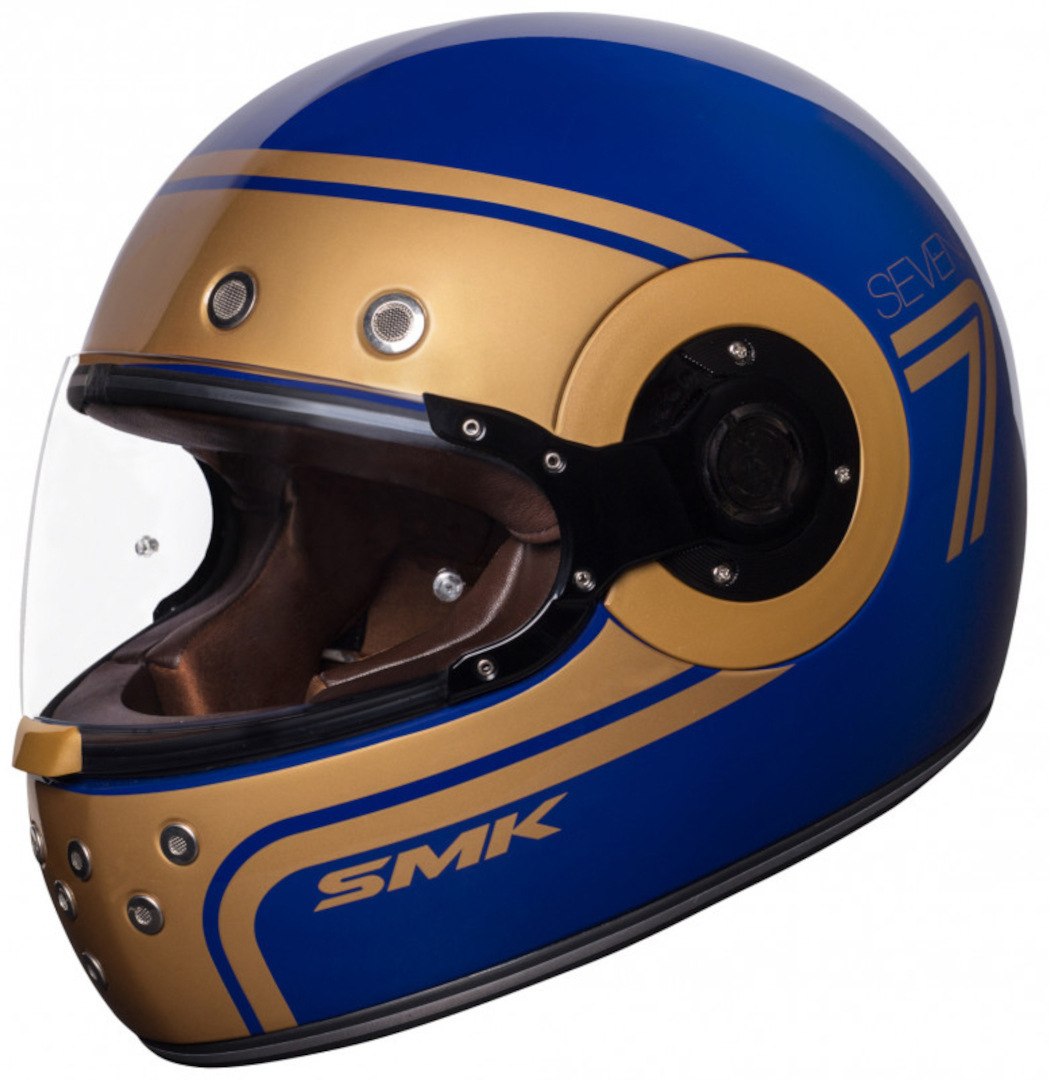 SMK Retro Seven Helmet, blue, Size XS, blue, Size XS