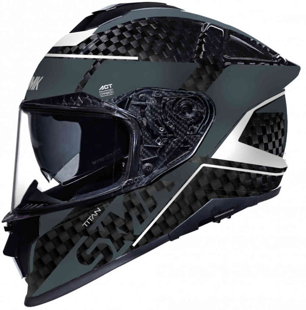 SMK Titan Carbon Nero шлем