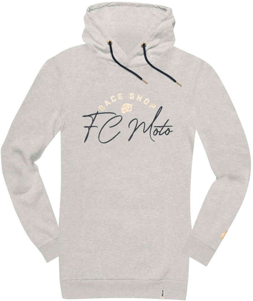 FC-Moto FCM-Sign-D Damen Long-Kapuzensweatshirt