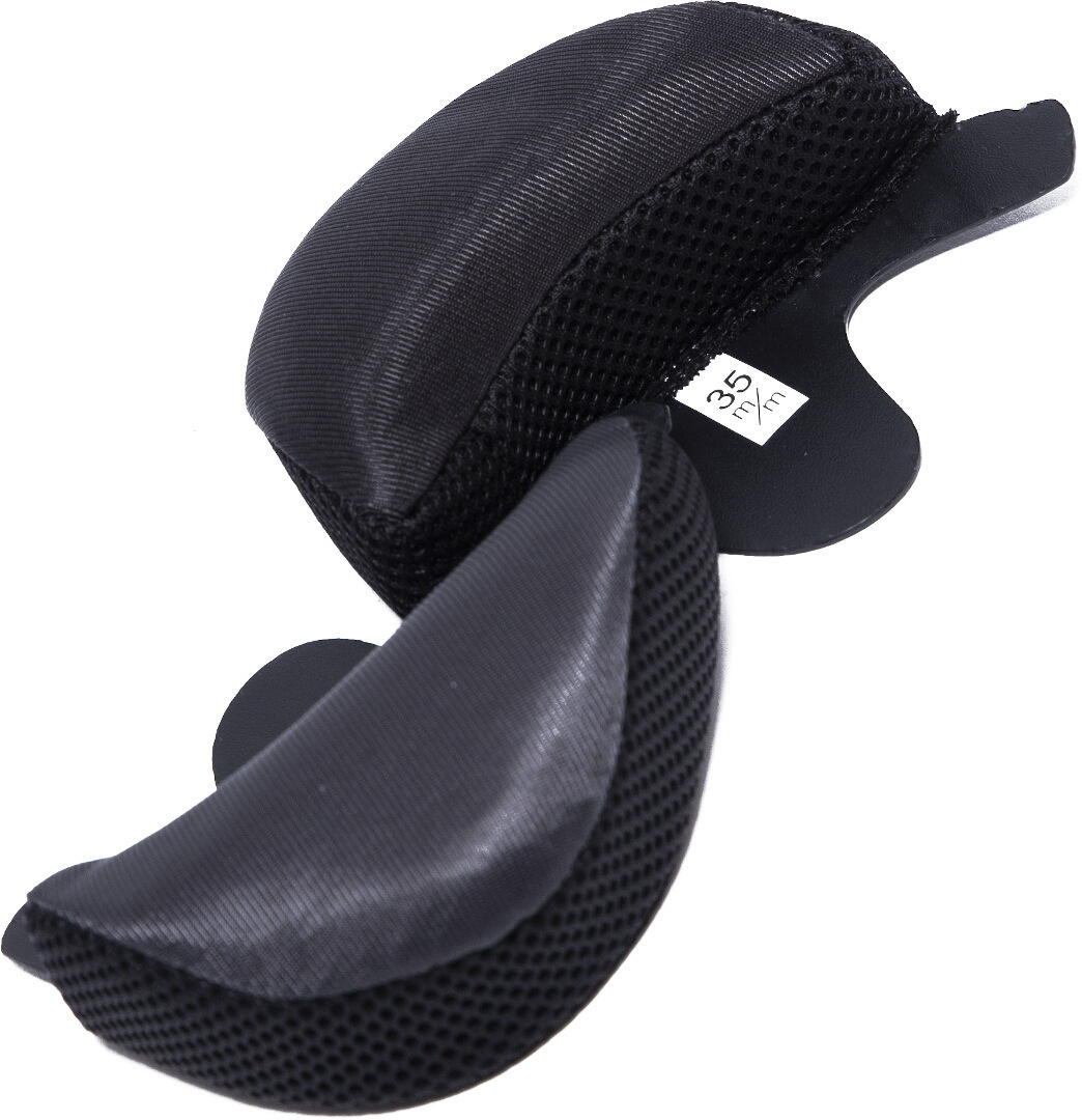 MOMO FGTR BABY Cheek Pads, grey-white, Size S, grey-white, Size S