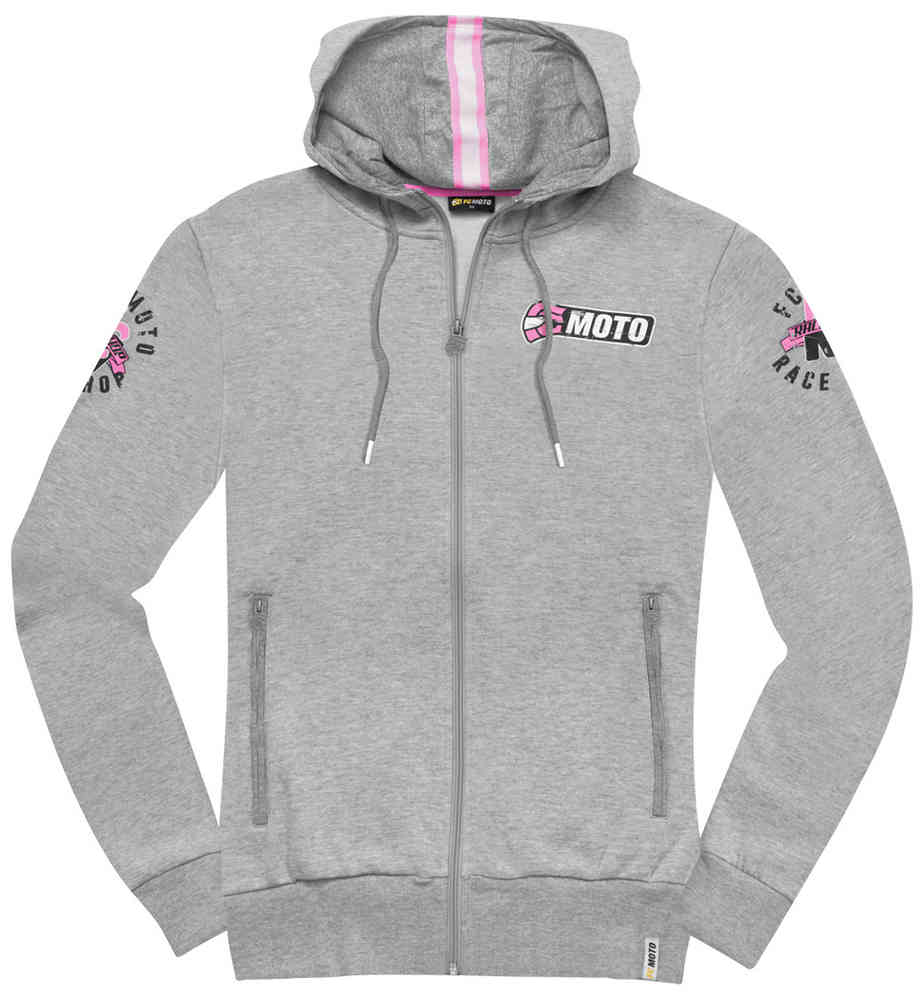 Ladies white zipped best sale hoodie