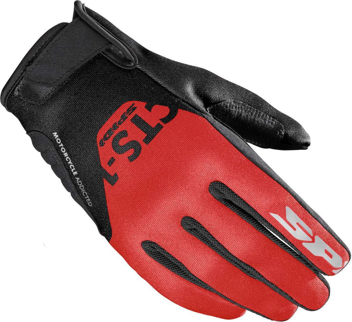 Spidi CTS-1 Ladies Motorcycle Gloves, black-red, Size XS for Women, black-red, Size XS for Women