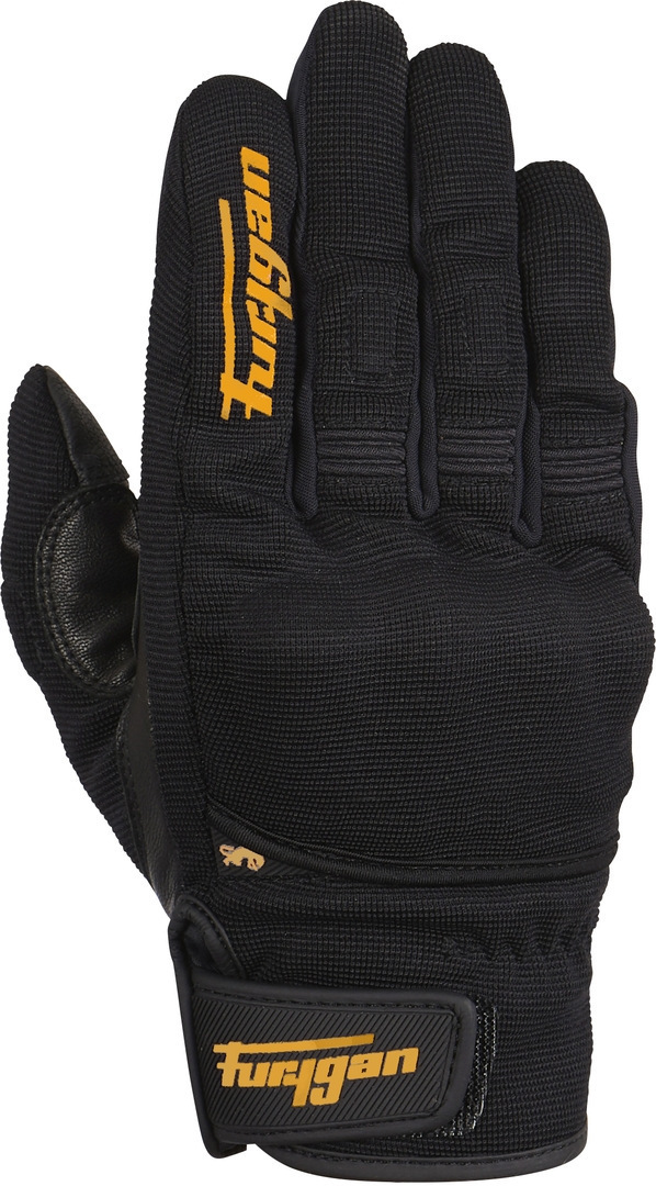 Furygan Jet D3O Motorradhandschuhe, schwarz-orange, Größe S, schwarz-orange, Größe S