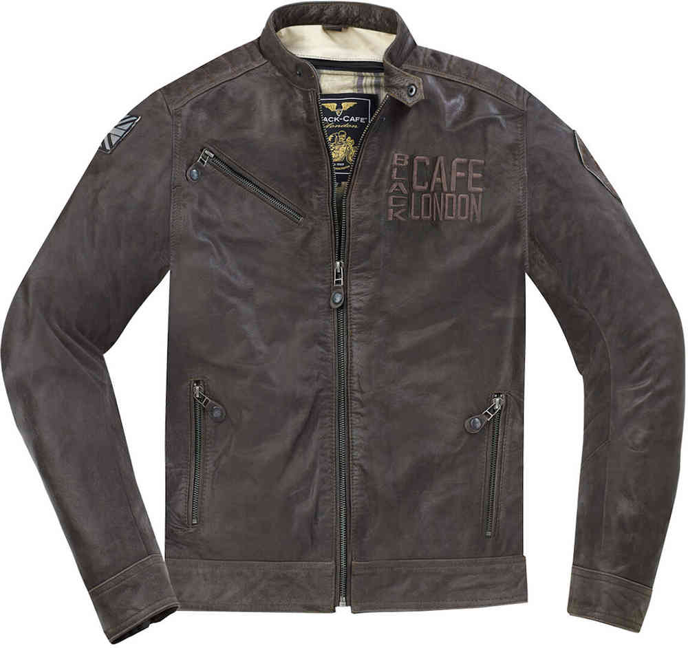 Black-Cafe London Sydney Motorcycle Leather Jacket