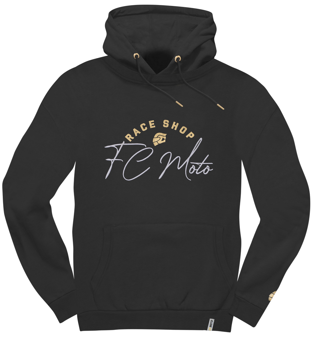FC-Moto FCM-Sign Ladies Hoodie, black, Size XS S for Women, black, Size XS S for Women