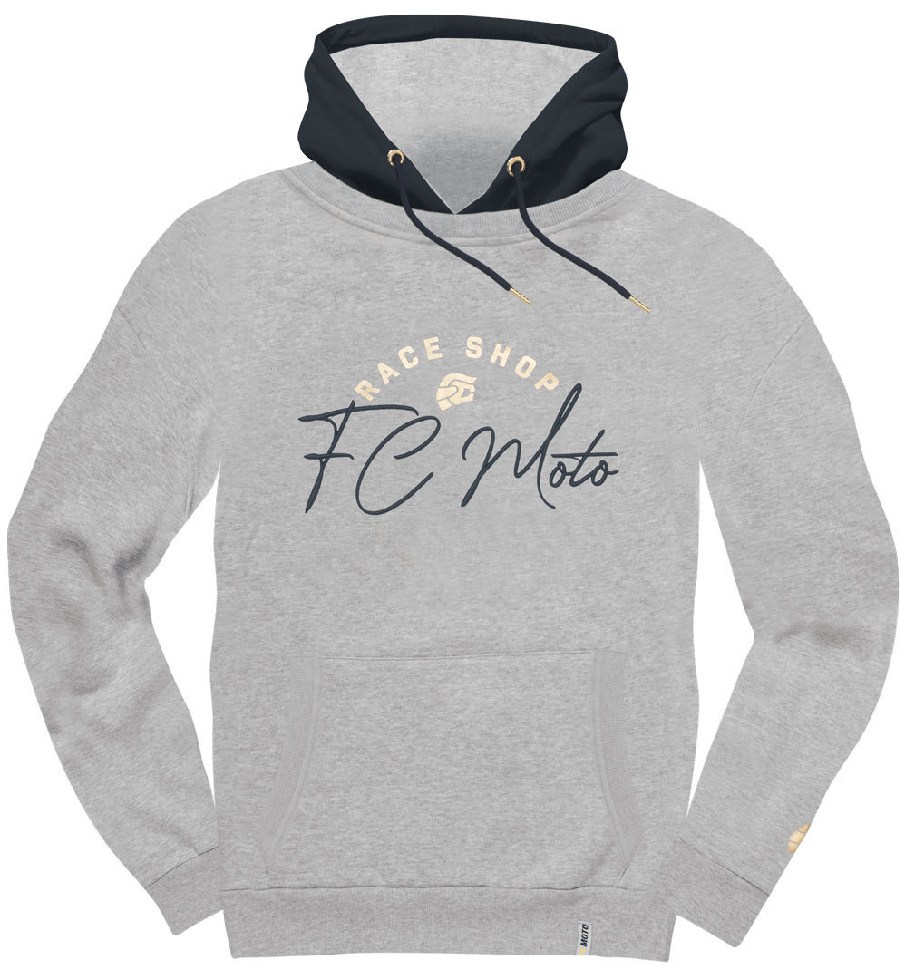 FC-Moto FCM-Sign Ladies Hoodie, grey, Size XS S for Women, grey, Size XS S for Women