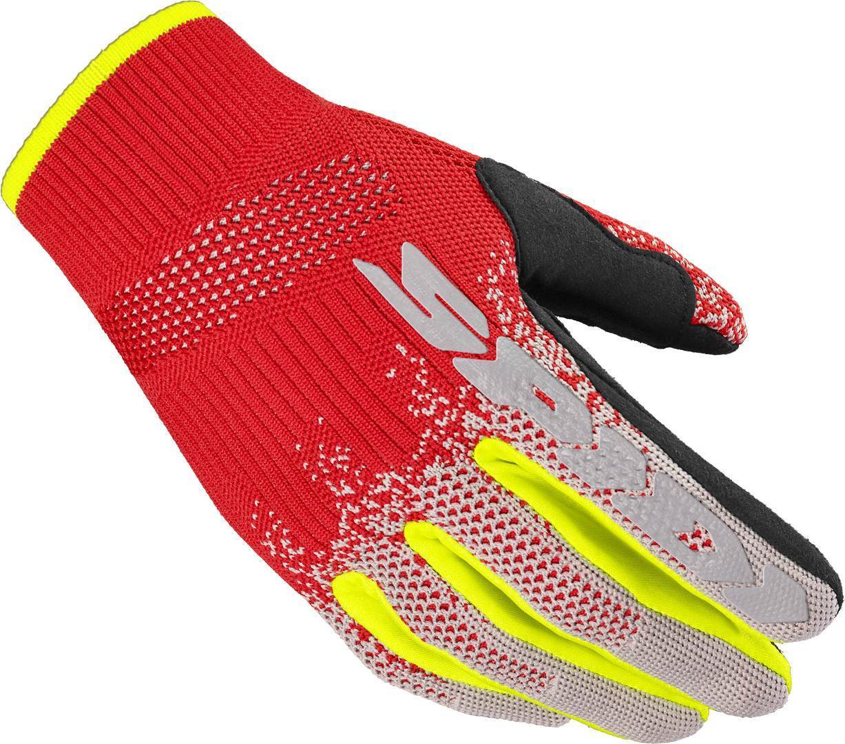 Spidi X-Knit Motorcycle Gloves, black-red, Size S, black-red, Size S