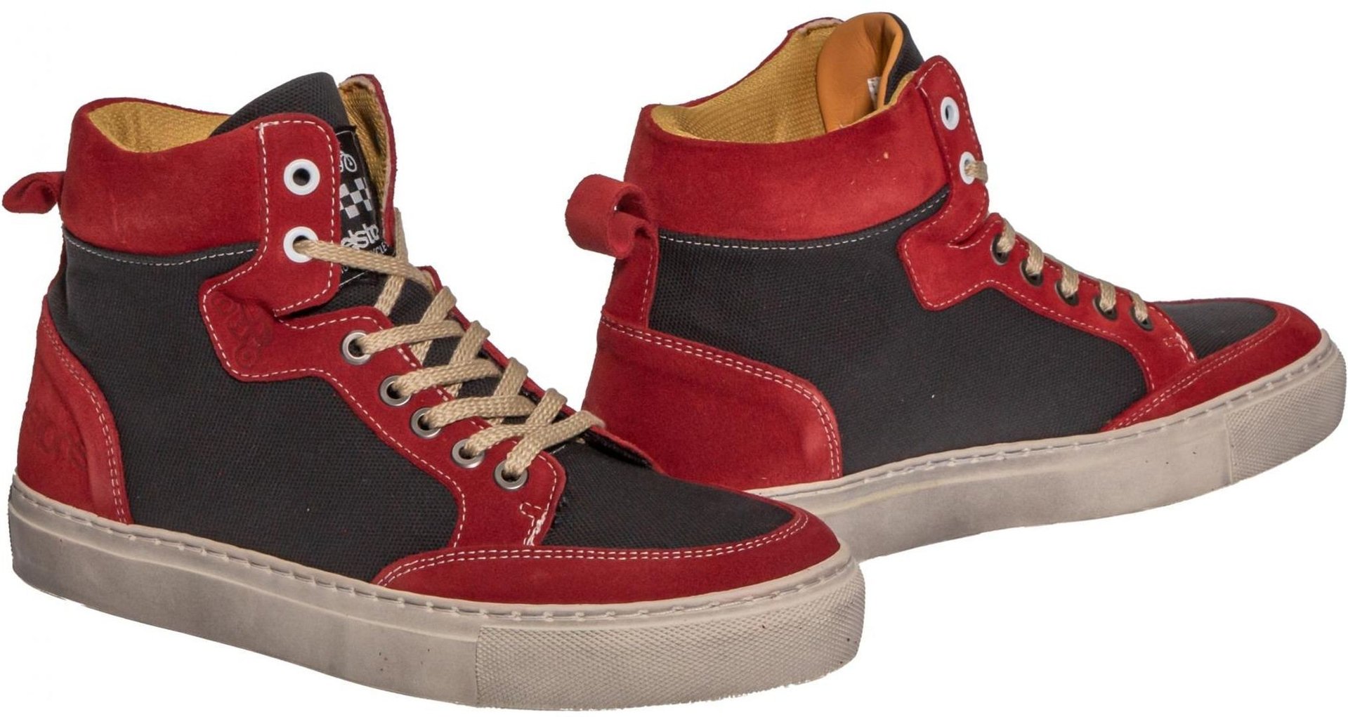 Helstons Kobe Motorcycle Shoes, red, Size 45, red, Size 45