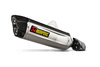 SW-Motech Akrapovic Slip On 排气系统 - 银色。雅马哈 Ténéré 700 （19-）。