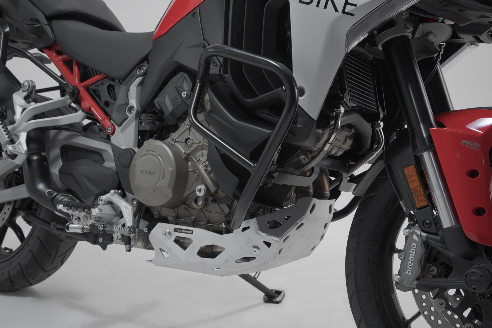 SW-Motech Crash bar - Black. Ducati Multistrada V 4 (20-)., black