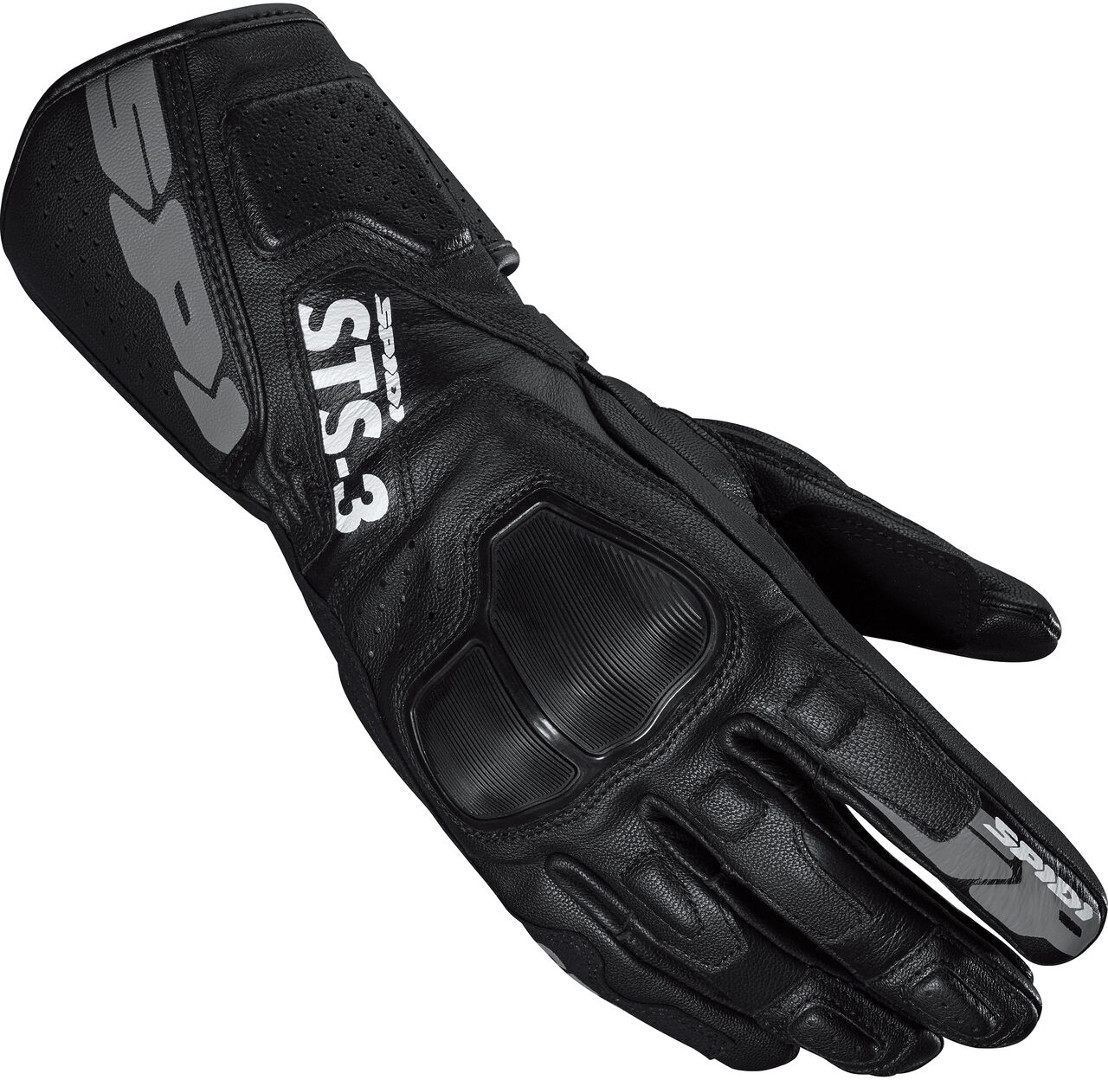 Spidi STS-3 Ladies Motorcycle Gloves, black, Size XL for Women, black, Size XL for Women
