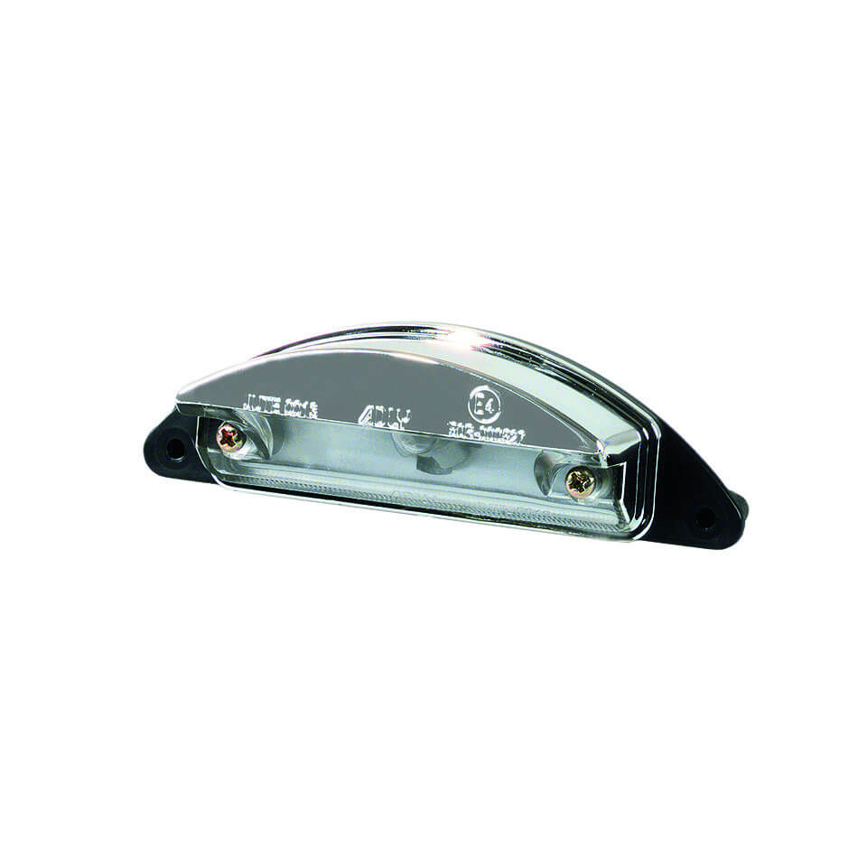 license plate light, silver, silver