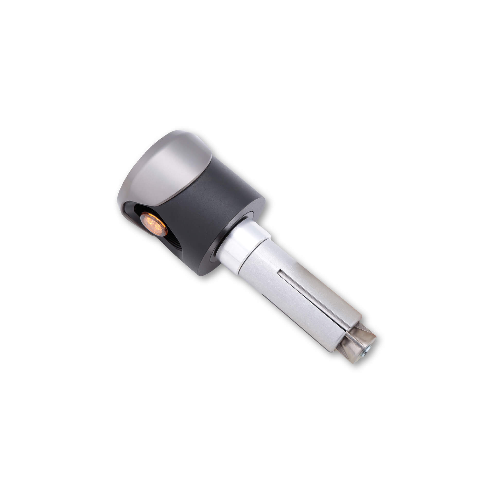 INDIKATOR FOR ENDEN AF HIGHSIDER AKRON-FLASH LED-styret, sølv