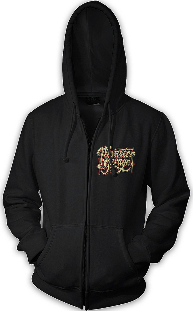 Monster Garage Dismantlers Zip Hoodie, black, Size L, black, Size L